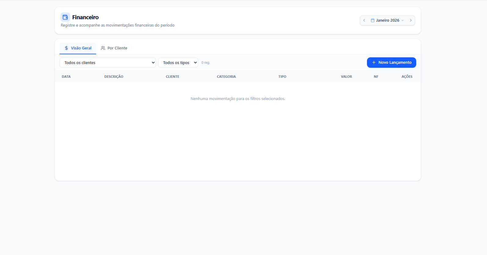 Interface Financeira VoxCount 2